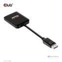 CLUB 3D CSV-7200  Multistream Transport (MST) Hub DisplayPort™1.4 to DisplayPort™1.4 Dual Monitor 4K