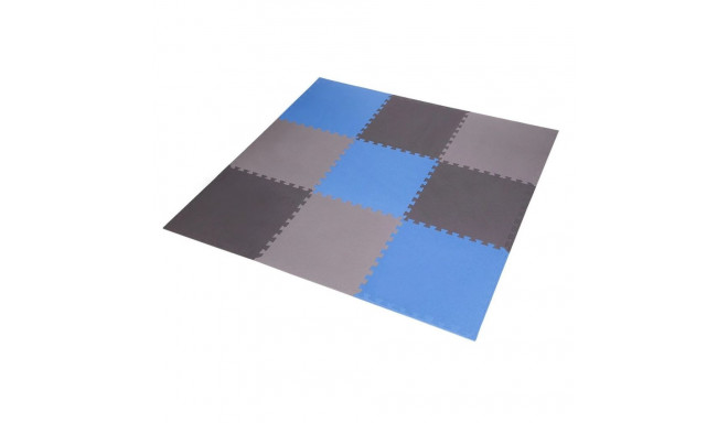 Puzzle matt multipakk One Fitness MP10 sinine-hall
