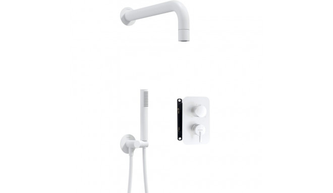 Concealed shower set with mixer BOX - with hand shower