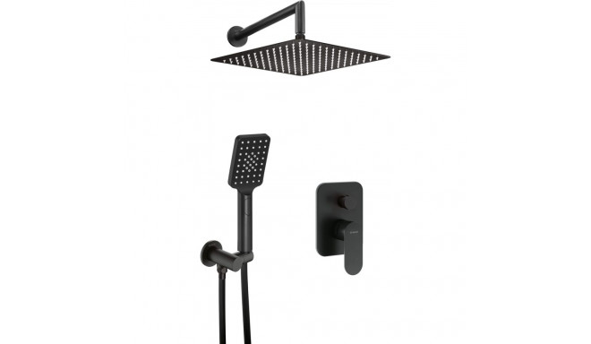 Concealed shower set