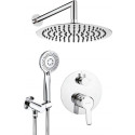 Concealed shower set