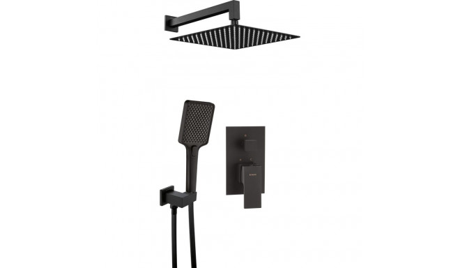 Concealed shower set