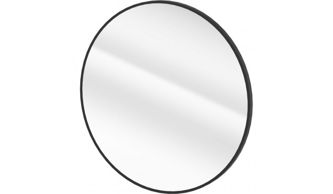 Framed hanging mirror - round