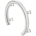 Horseshoe-shaped wall mount