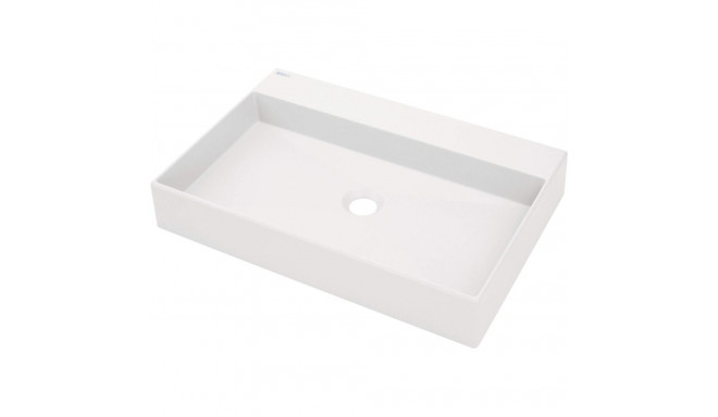 Granite countertop washbasin with space for a tap - 60x40 cm