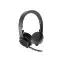 Logitech Headset Zone Wireless MS Teams black retail