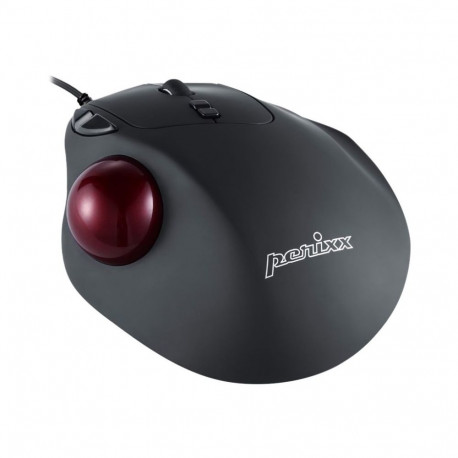 Perixx PERIMICE 517 Wired Mouse Laser Trackball 34mm Black
