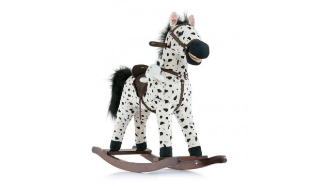 Rocking horse Mustang black dot