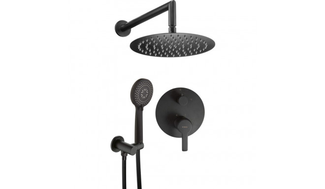 Concealed shower set