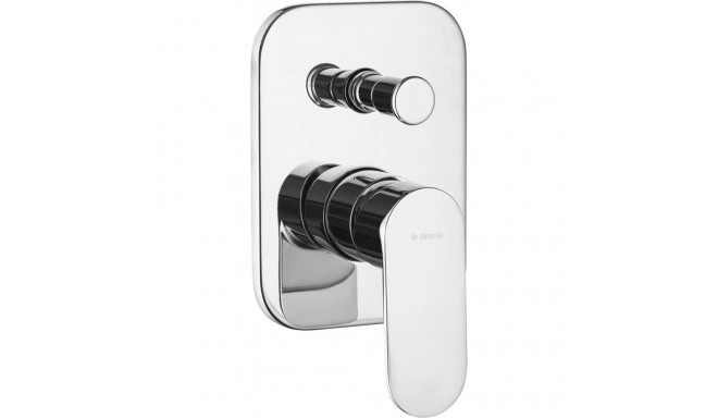 Concealed shower mixer with shower switch