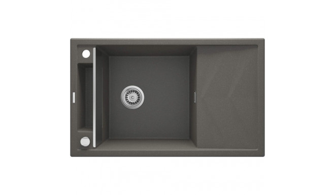 1-bowl magnetic granite sink with drainer