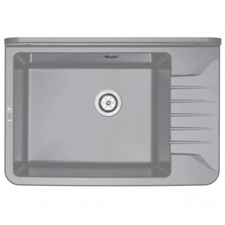 1-bowl kitchen sink - fixed to the wall