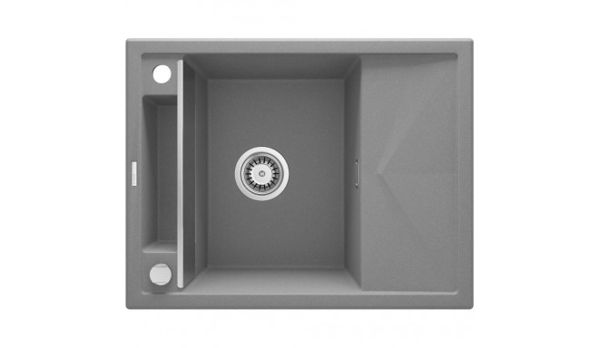 1-kausiga magnetiline graniidist valamu nõudekuivatusalusega