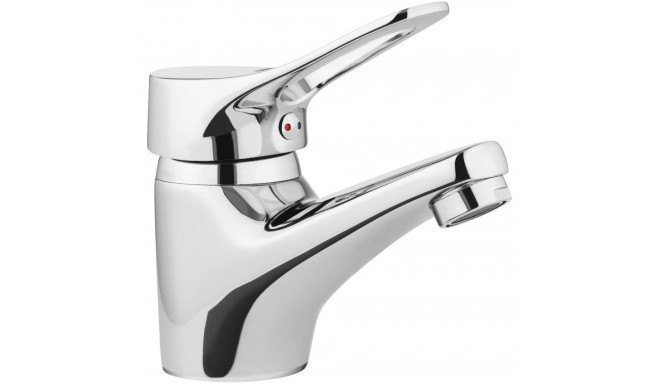 Basin mixer with automatic stopper