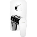 Concealed shower mixer - click switch