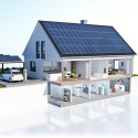 Qoltec 53860 Energy storage LiFePO4 |5.12kWh | 51.2V | 100Ah | BMS| LCD