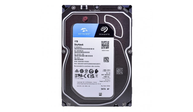 Seagate SkyHawk sisemine kõvaketas 1 TB 256 MB 3.5" Serial ATA III (ST1000VX013)