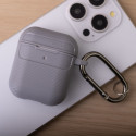 Carbon case for Airpods 4 with ANC grey