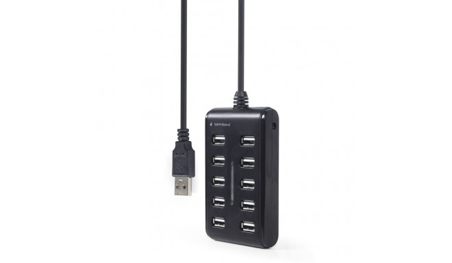 USB Hub - Gembird Uhb-02 10-port, Black