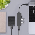 USB Hub - Aukey Cbc64, Black