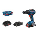 Power Drill - Bosch GSB 18V-55 Professional 1800 RPM Keyless Blue/Black/Red