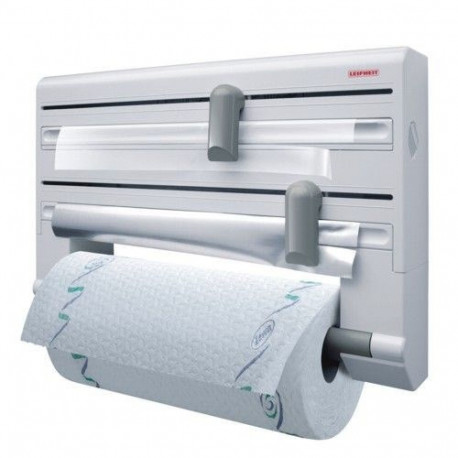 Wall-mounted Paper Towel Holder - Leifheit 25703, White