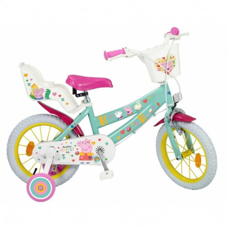 Children's Bicycle - Peppa Pig 14" Green