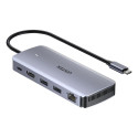 Active Hub - UNITEK USB-C 10Gbps M.2 HDMI PD 100W Grey