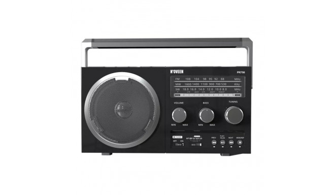 Portable Radio - N'oveen Pr750, Black