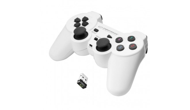 Gaming Controller - Esperanza Egg108w, Black, White