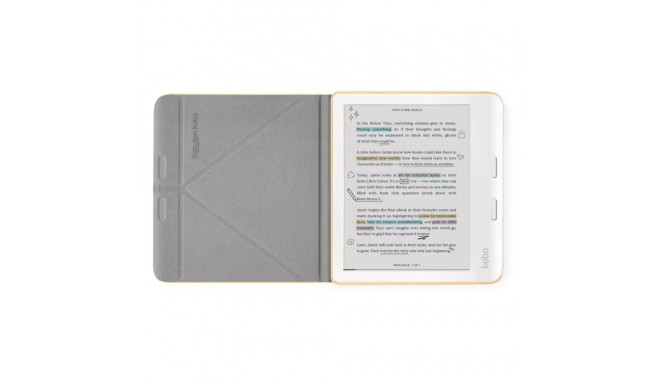 E-reader Case - Kobo Libra Colour Sleepcover Case Yellow