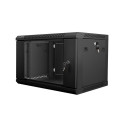 Rack Cabinet - Lanberg 19" 6u 600x450 Black Wf01-6406-10b