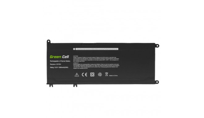 Laptop Battery - Green Cell DE138 for Dell 3500 mAh Black