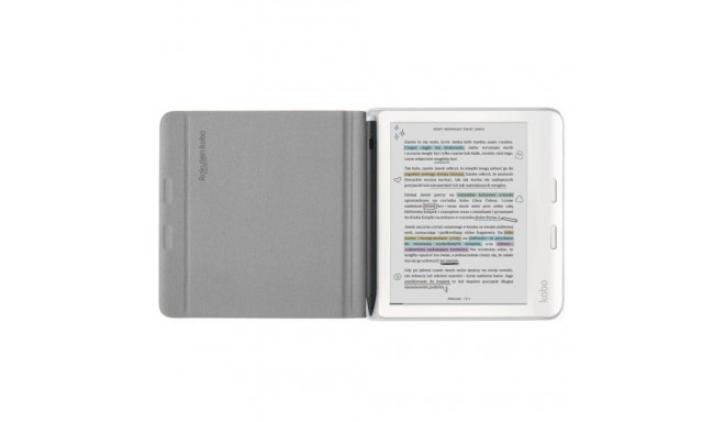 E-reader Case - Kobo Libra Colour Notebook Sand