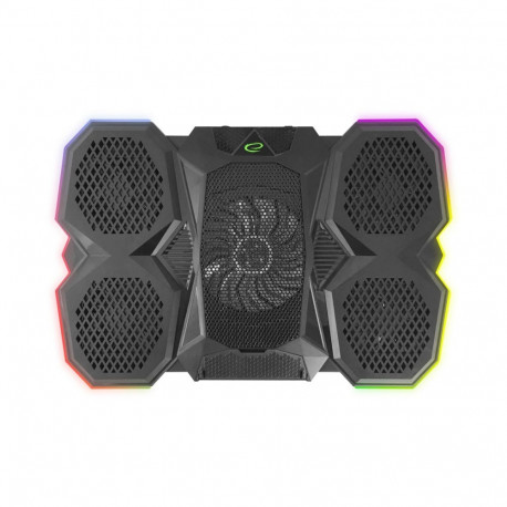 Cooling Pad - Esperanza EGC107 3-Fan 2600 RPM Black