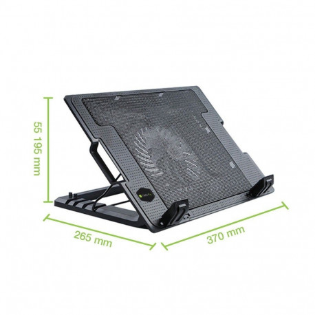 Notebook Stand - Techly Notebook Stand And Cooling Pad For Up To 17.3"