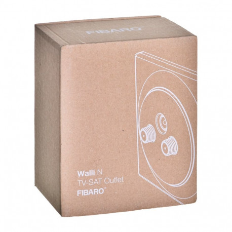 Socket Outlet - Fibaro Walli N Tv+sat White