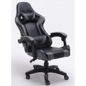 Office Chair - Topeshop Fotel Remus Szary Black