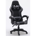 Office Chair - Topeshop Fotel Remus Szary Black