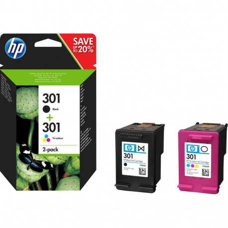 Ink Cartridges - HP 301 Black/ Tri-color
