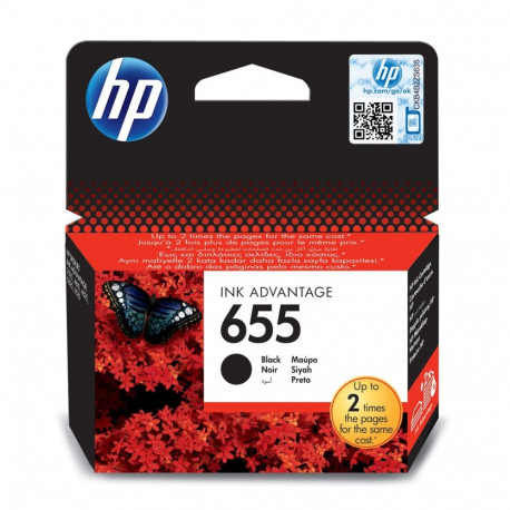 Ink Cartridge - HP 655 Photo Black 550 pages Dye-based Ink