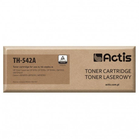 Printer Toner Cartridge - Actis TH-542A - Instead of HP 125A CB542A, Canon CRG-716Y Standard 1500 Pa