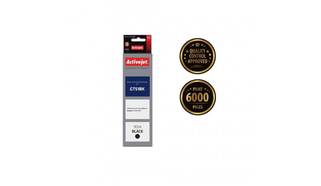 Ink Cartridge - Activejet Ah-gt51bk Black