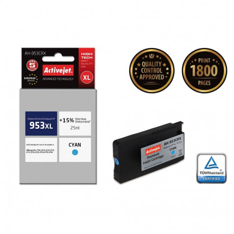 Ink Cartridge - Activejet Ah-953crx Black 50ml