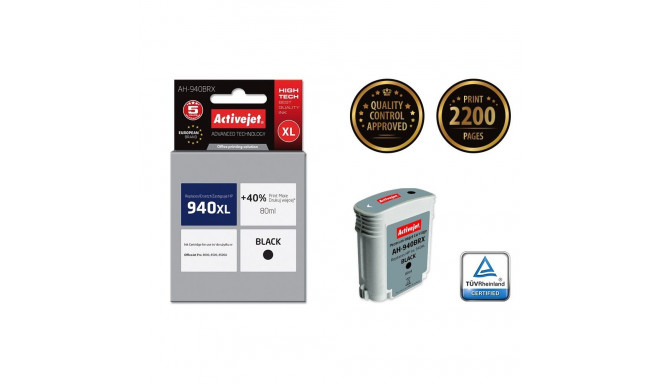 Printer Cartridge - Activejet Ah-940brx, 80ml Black