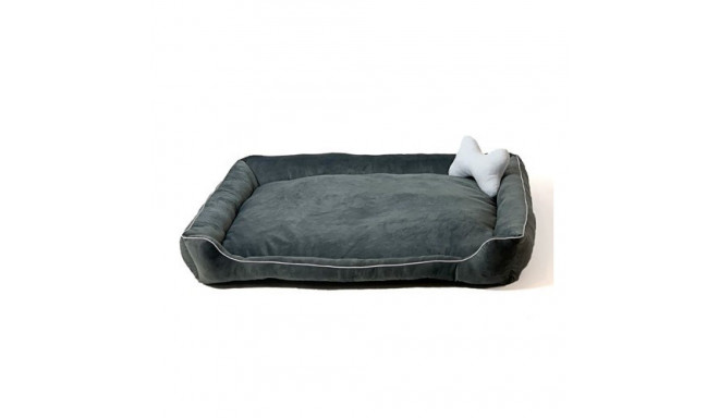 Pet Bed - GO GIFT Lux Graphite 95x70cm Memory Foam