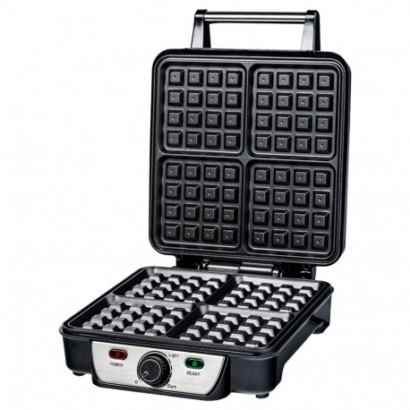 Waffle Maker - Ravanson Gr-7030 1100w, Black