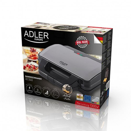 Sandwich Maker - Adler Ad 3043 1300w Black
