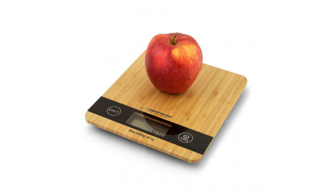 Kitchen Scale - Esperanza Eks005 Bambus Tabletop Rectangle