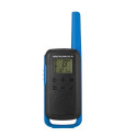 Two-way Radio - Motorola T62 16 Channels 12500 MHz Black/blue